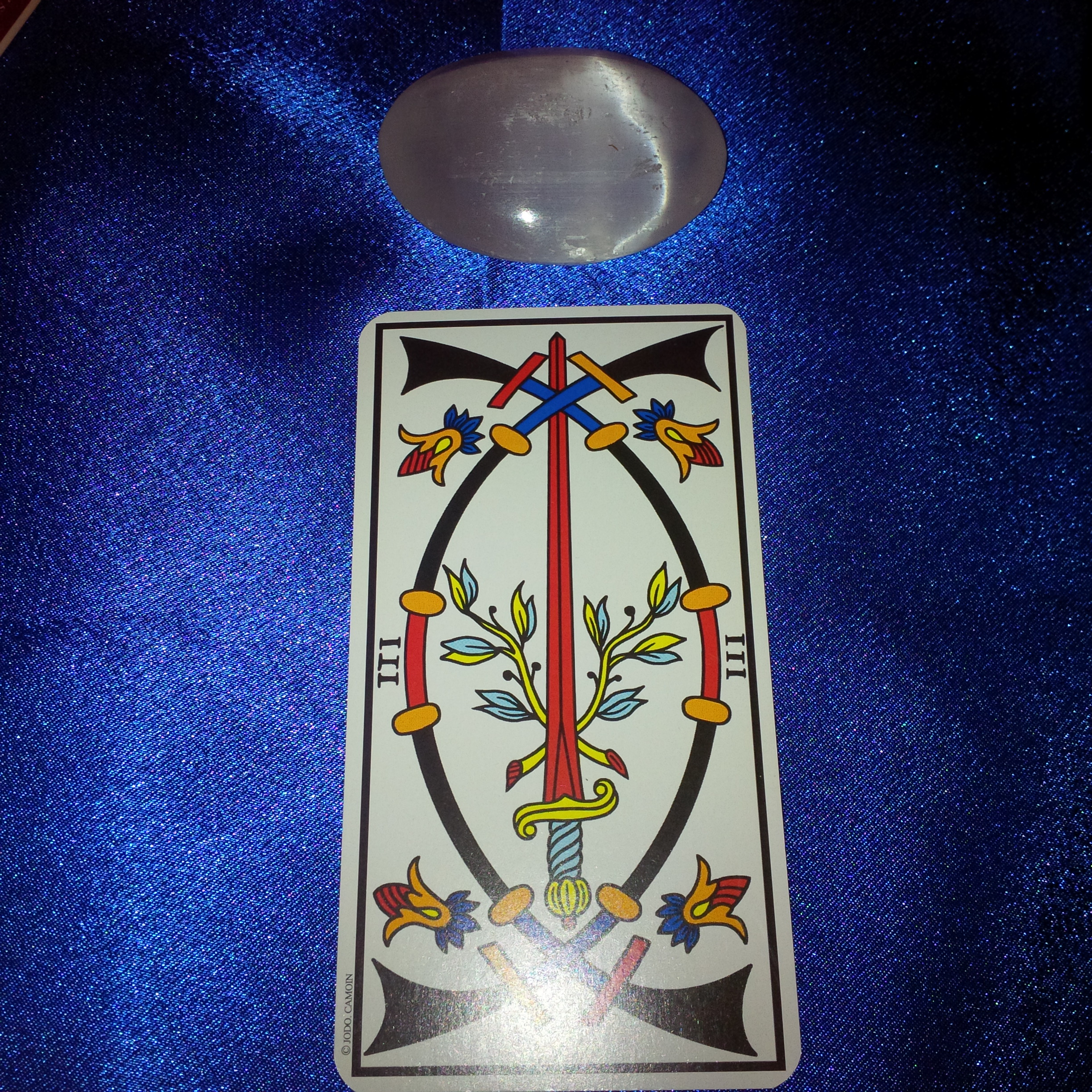 3 of Swords Camoin-Jodorowsky Tarot de Marseille