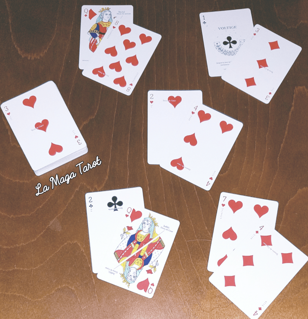 Voltige Playing Cards by Henri de Saint Julien & Jacques Denain