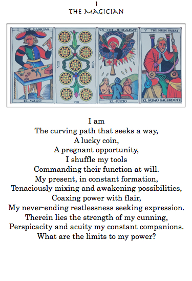 The Magician from the Tarot de Marseille