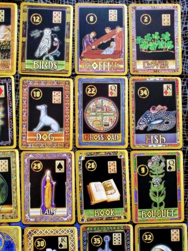 The Friar's Delight Lenormand, created by Rabbit's Moon Tarot, Lennie deck