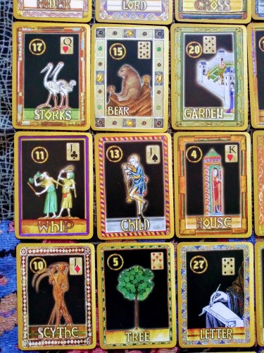 The Friar's Delight Lenormand, created by Rabbit's Moon Tarot, Lennie deck
