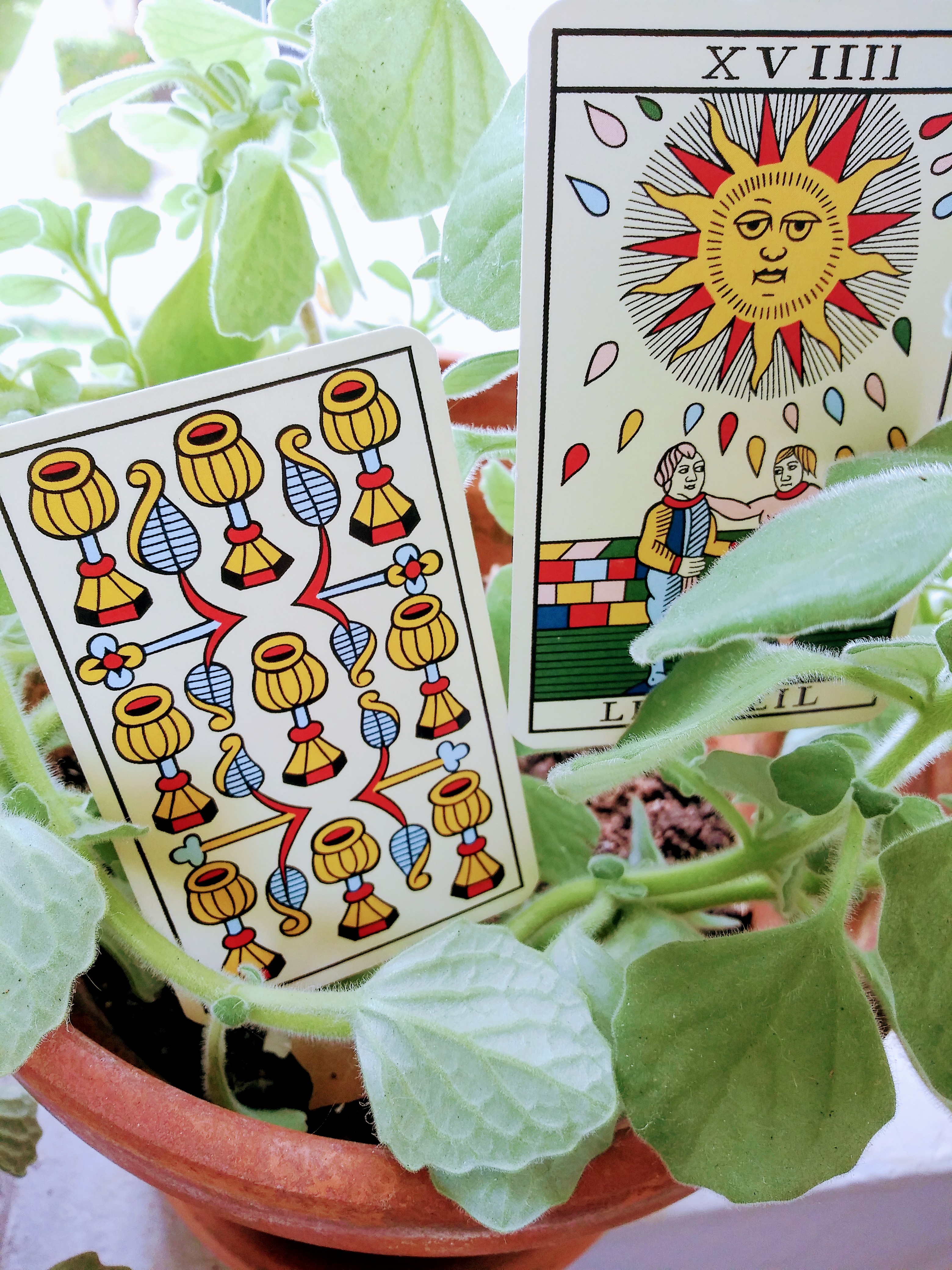 Jean Noblet Tarot de Marseille, reproduced by Jean-Claude Flornoy, editions le-tarot.com, France, 2014.